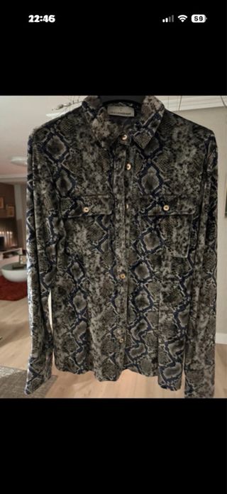 Camisa Lola Casademunt Estampado Serpiente