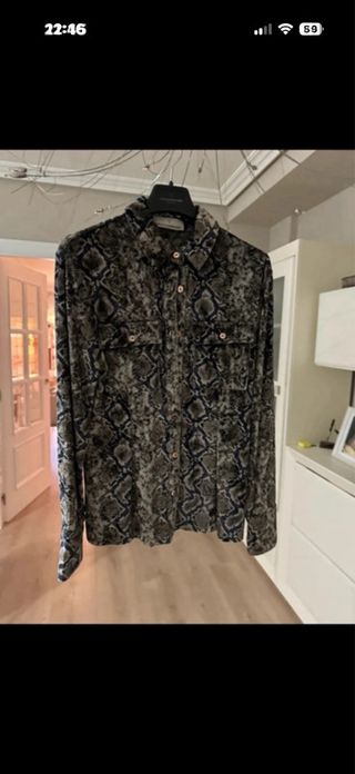 Camisa Lola Casademunt Estampado Serpiente