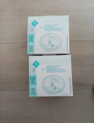 Cojín de lactancia y discos absorbentes