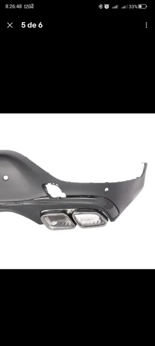Paragolpes Trasero GLC C253 acabado glc 63