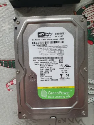 Lote 4 Discos Duros 500 GB