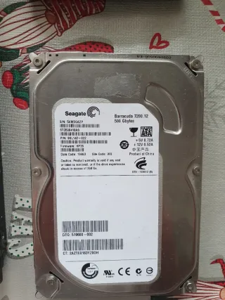 Lote 4 Discos Duros 500 GB