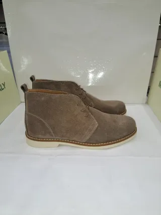 Polacchini uomo camoscio taupe tg. 43