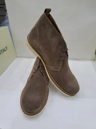 Polacchini uomo camoscio taupe tg. 43