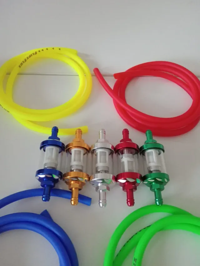 Tubo gasolina y filtro varios colores
