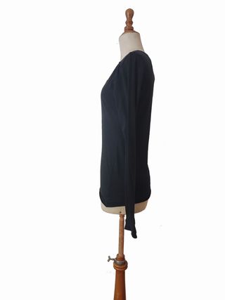 Kukuxumusu/ Camiseta manga larga negra estampa M