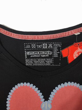 Kukuxumusu/ Camiseta manga larga negra estampa M