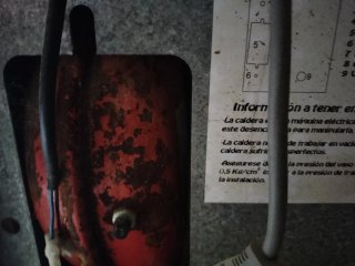 Caldera gasoil Facody + depósito + chimenea inox