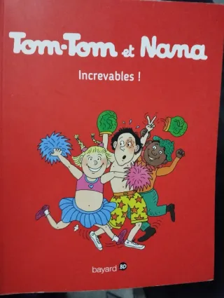 Lote de 5 libros de Tom-Tom y Nana en francès.
