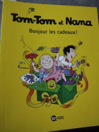 Lote de 5 libros de Tom-Tom y Nana en francès.