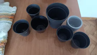 Set de macetas de terracota