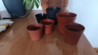 Set de macetas de terracota