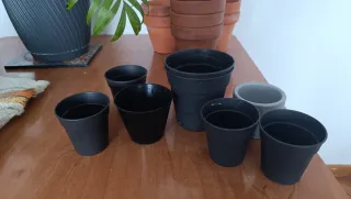 Set de macetas de terracota