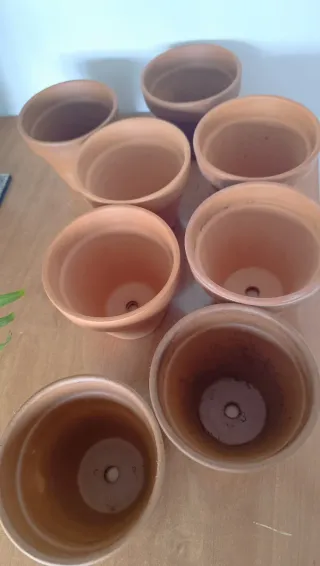 Set de macetas de terracota