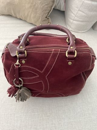 Bolso Purificación García ante burdeos