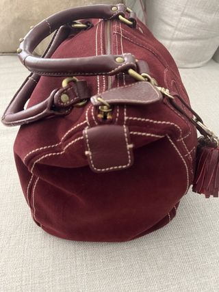 Bolso Purificación García ante burdeos