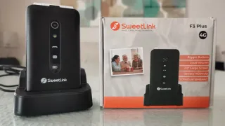 Teléfono móvil SweetLink negro