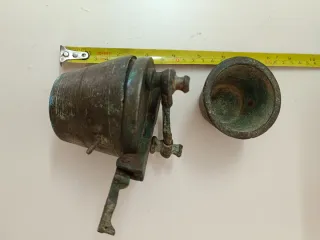 Juego de pesas ponderal siglo XIX