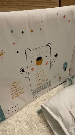 Edredón cuna + chichonera + funda almohada