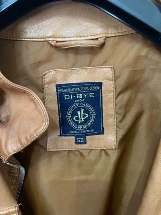 Chaqueta CUERO MARRON