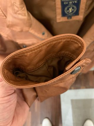 Chaqueta CUERO MARRON