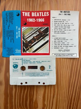 The Beatles 1962-1970 Cassettes VOL 1 y 2