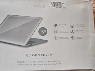 Cover Puro MacBook Pro 15 Clip-On Trasparente