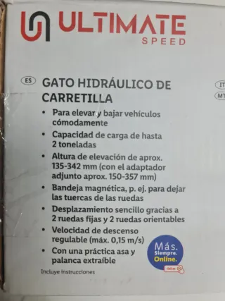 Carro Hidráulico Ultimate Speed Rojo