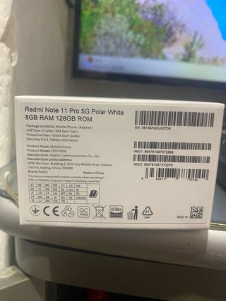 Xiaomi Redmi Note 11 Pro 5G 128GB 8GB RAM