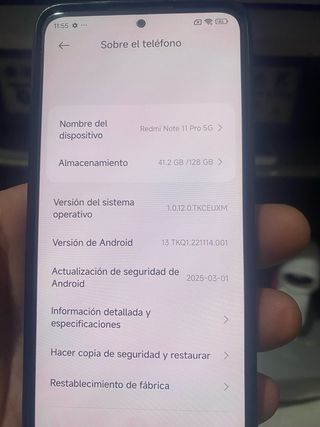 Xiaomi Redmi Note 11 Pro 5G 128GB 8GB RAM