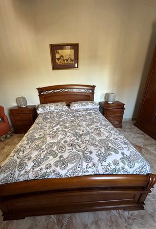 Dormitorio completo madera