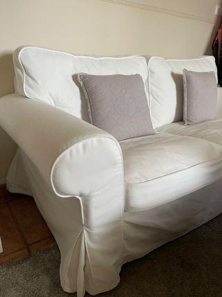 Sofá 2 plazas Erktop blanco