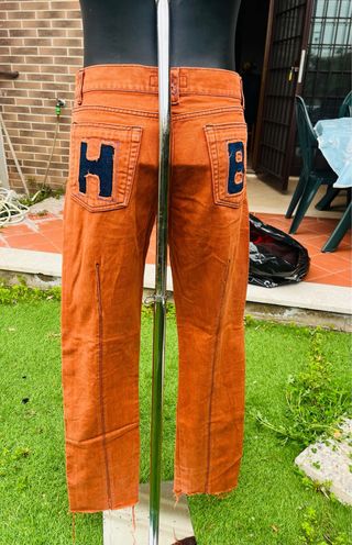 Pantalone Harmount & Blaine Uomo Vintage Arancione