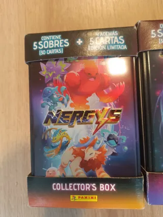 Lote 2 Scatole da Collezionista Nergys Panini nuove