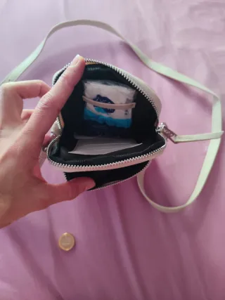 Bolso bandolera beige