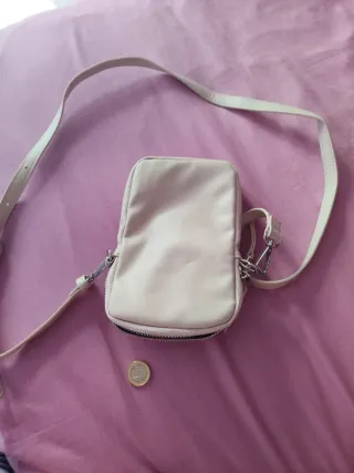 Bolso bandolera beige