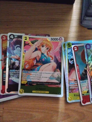 Lote cartas One Piece