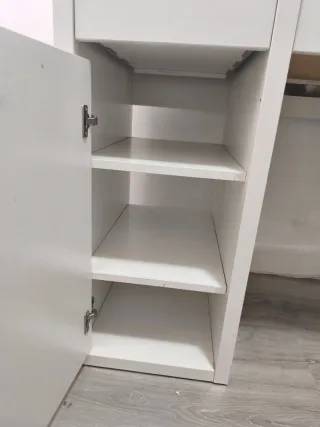 Escritorio blanco 105x50 del ikea