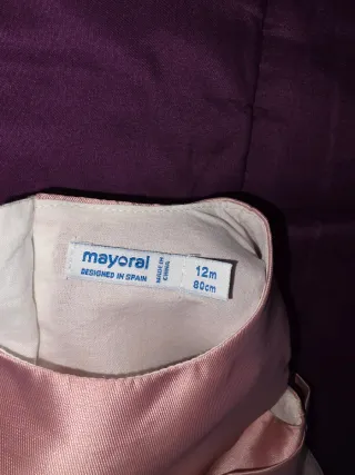 Vestido niña 12/18 meses rosa