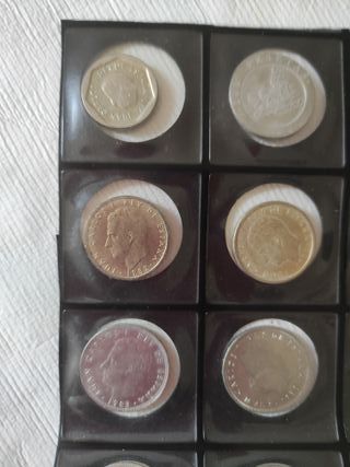 Lote monedas pesetas variadas