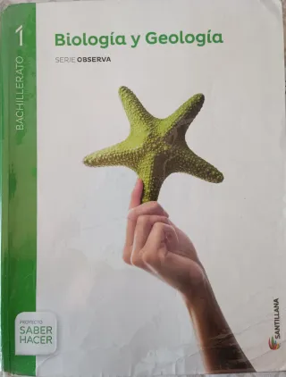 Biología Y Geología Santillana. Bachillerato 1