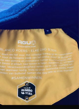 Sudadera AGU Team Jumbo-Visma Talla S