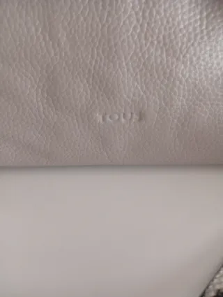 Bolso Tous Blanco y Gris Piel