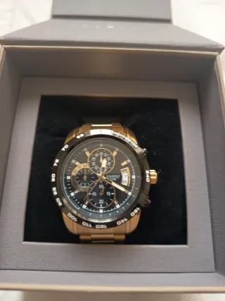 Reloj Viceroy Cronógrafo Dorado y Negro