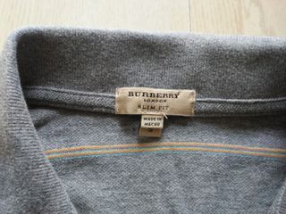 Polo Burberry cotone uomo taglia S