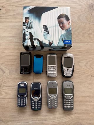 Lote móviles antiguos Nokia y Alcatel