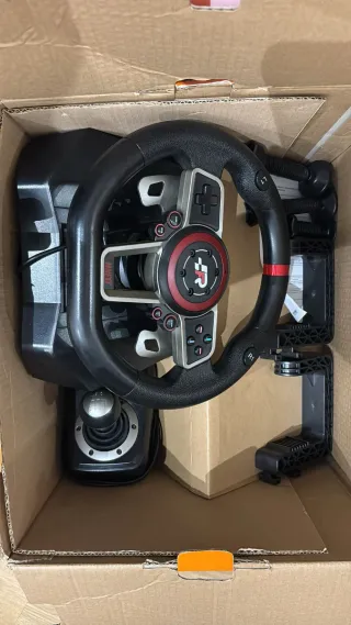 Volante Thrustmaster con Palanca de Cambios