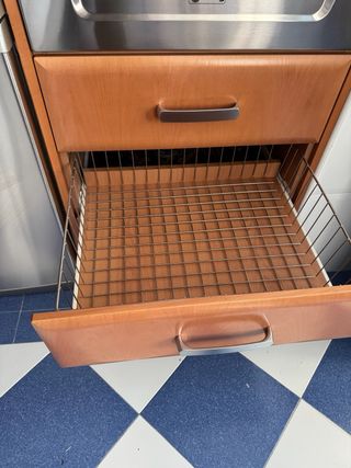 Muebles de cocina madera con electrodomesticos