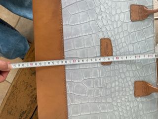 Bolso de piel de Ubrique FREEWOMAN lila y marrón