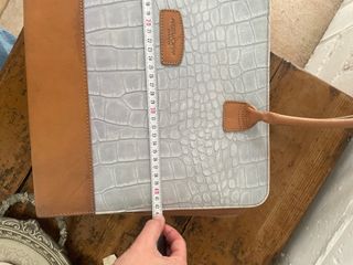 Bolso de piel de Ubrique FREEWOMAN lila y marrón